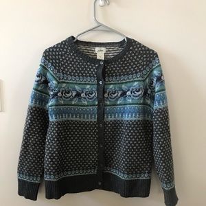 L.L Bean M cardigan